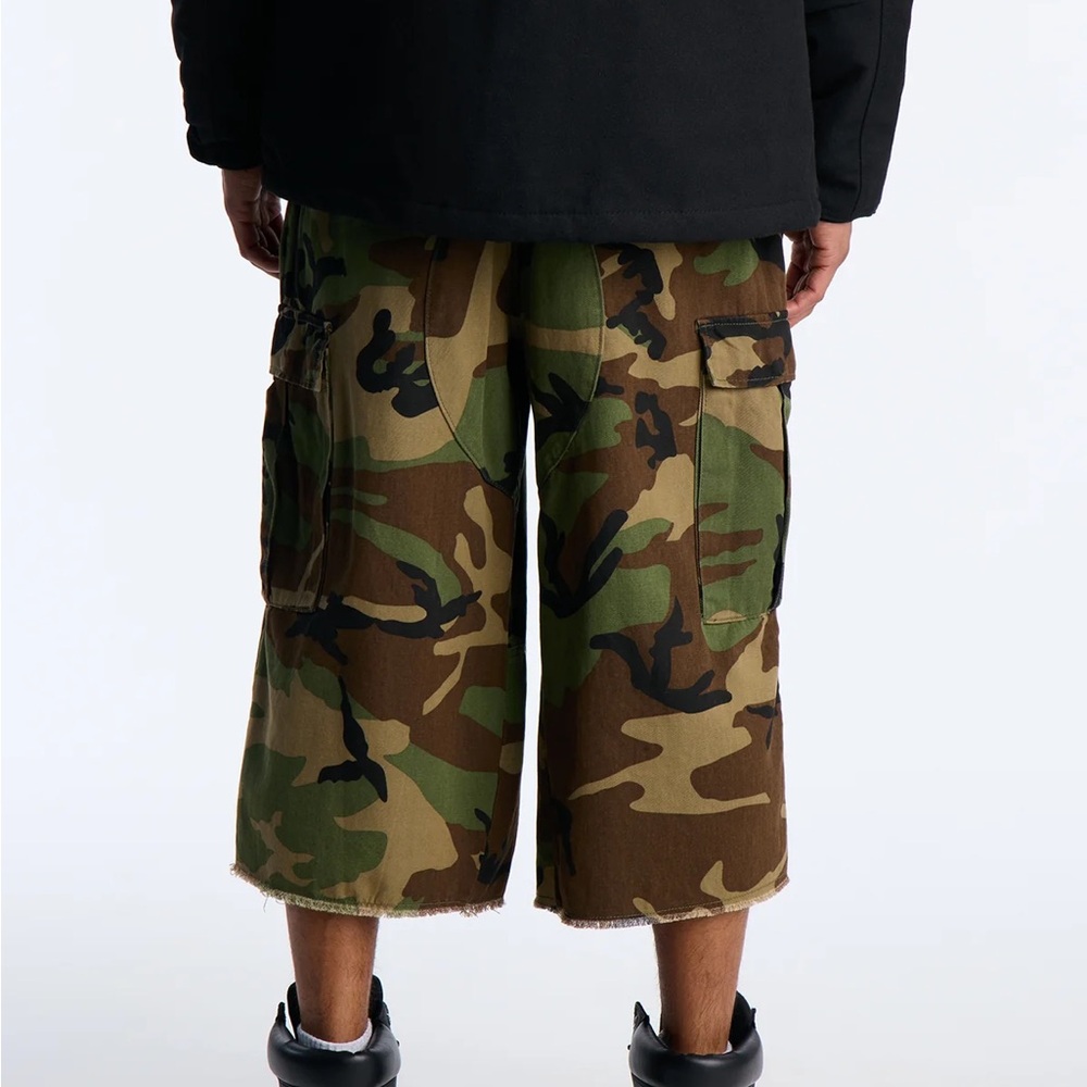 Baggy Cargo Shorts - Camouflage - XL - Picture 6 of 6